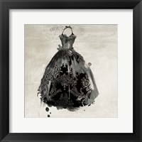 Black Dress II Framed Print