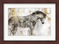Framed Equestrian Gold I