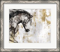 Framed Equestrian Gold III