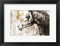 Framed Equestrian Gold IV
