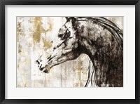 Framed Equestrian Gold IV