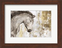 Framed Equestrian Gold V