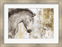 Framed Equestrian Gold V