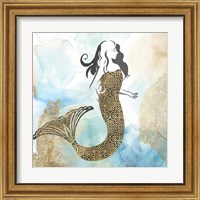 Framed 'Mermaid I' border=