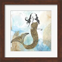 Framed 'Mermaid I' border=