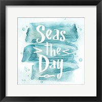Framed 'Seas the Day' border=