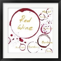 Framed 'Red Wine' border=