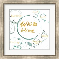 Framed White Wine Gold