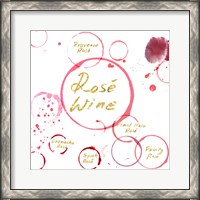 Framed 'Rose Wine' border=