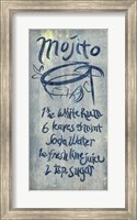 Framed Mojito Blue