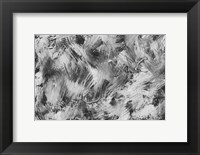 Framed Black and White Abstract I