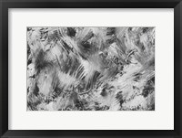 Black and White Abstract I Framed Print