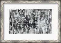 Framed Black and White Abstract VI
