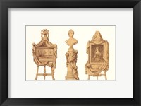 Framed Chevalet et Piedestal Drapes