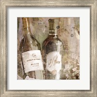Framed 'Wedding Wine I' border=
