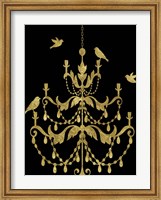 Framed Deckled Gold I