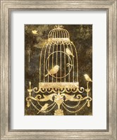 Framed Deco Gold Distress II