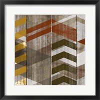 Chevron Serenade II Framed Print