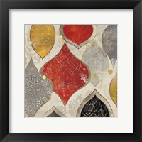 Framed Red Motif II