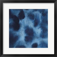 Framed 'Indigo Dye VII' border=