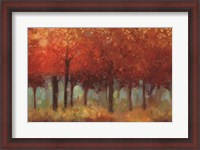 Framed Red Forest