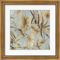 Framed Gold Palms I