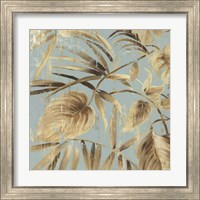 Framed 'Gold Palms II' border=