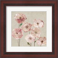 Framed Delicate Pink Flowers