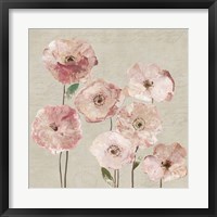 Framed Delicate Pink Flowers