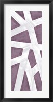 Framed Striped Purple II