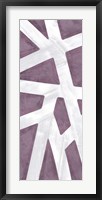 Striped Purple II Framed Print