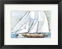 Framed Big Bad Sailboat