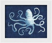 Framed 'Octopus Blues' border=