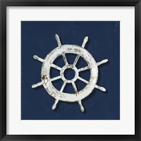 At the Helm Framed Print