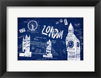 Framed London Blue