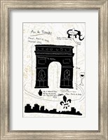 Framed Paris Gold II