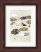 Framed Umbrella Rain I