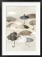 Framed Umbrella Rain I