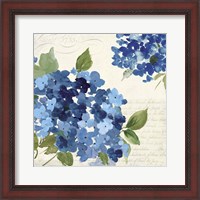 Framed Hampton Hydrangea I