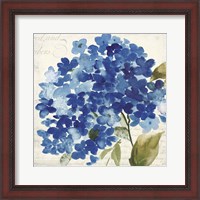 Framed 'Hampton Hydrangea II' border=