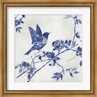 Framed Porcelain Hummingbird