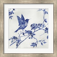 Framed Porcelain Hummingbird