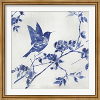 Framed Porcelain Hummingbird