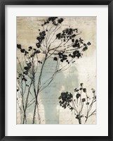 Inky Floral I Framed Print