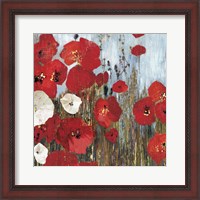 Framed Passion Poppies I