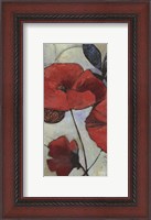 Framed Red Poppy II