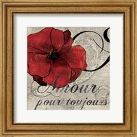 Framed Amour Toujours