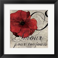 Framed Amour Toujours