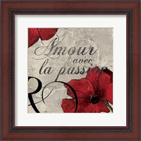 Framed Amour Passion
