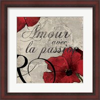 Framed Amour Passion